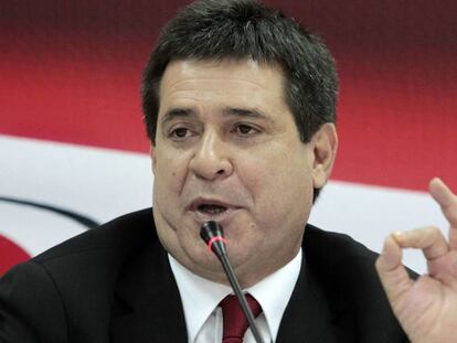 Horacio Cartes, expresidente de Paraguay, en 2013.