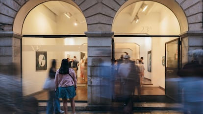 Exterior de la galería Xavier Fiol, en Palma (Mallorca).