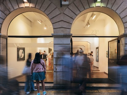 Exterior de la galería Xavier Fiol, en Palma (Mallorca).