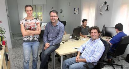 Los propietarios de la empresa Corab21, en Córdoba.