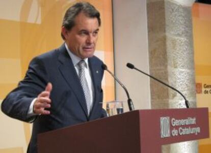 El presidente de la Generalitat, Artur Mas.