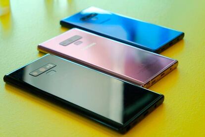 Gama de colores del Samsung Galaxy Note 9