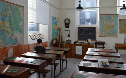 El edificio del Museo de Frank McCourt fue una escuela en la que estudió un unos años el novelista.