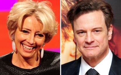 Emma Thompson y Colin Firth. 