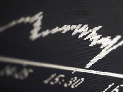 Evolución del índice bursátil alemán DAX en la bolsa de Frankfurt.