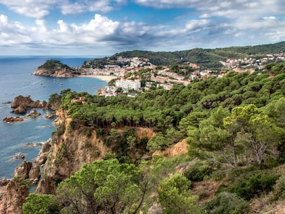 Una vista de Tossa de Mar.