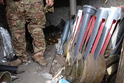 Ukrainian Kazhan drone bombs made from anti-tank mines.