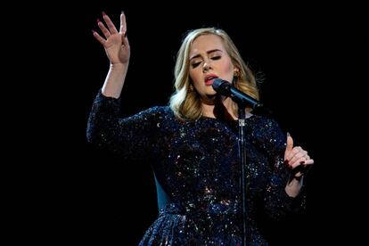 Adele, en Zúrich, el pasado 17 de marzo.