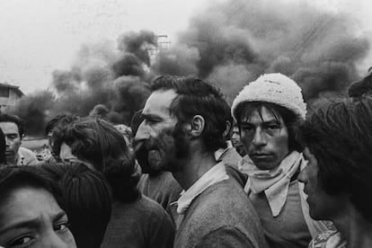 Una retoma de un terreno el 21 de noviembre de 1984 en la comuna de Puente Alto (Santiago).