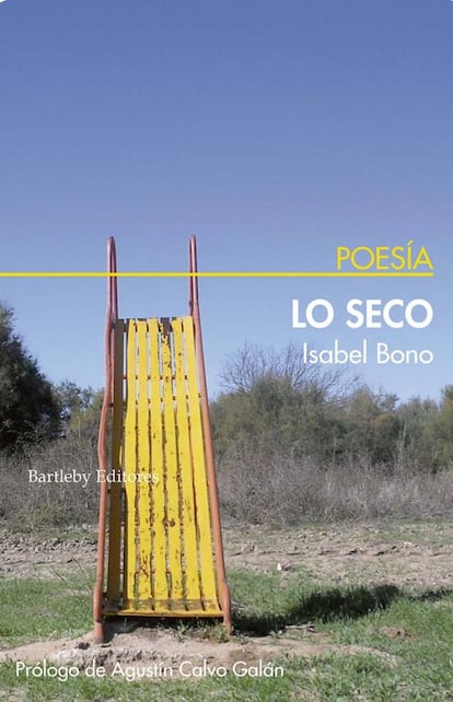 Recomiendo la lectura de un libro de poemas de Isabel Bono titulado 'Lo seco' (Bartleby Editores, Madrid, 2017). Reúne 51 poemas de una autora en estado de gracia, a quien yo no dudo en situar en primera línea de la lírica española actual. Isabel Bono es inexplicable desde los parámetros habituales. Es única, es profunda, da en breves textos sugestivos, sin puntuación ni mayúsculas, lo que en vano buscaremos en otros autores. Sus poemas son como fragmentos de un gran poema interior al que sólo la autora tiene acceso y del que nos va dando pequeñas dosis, hermosos trozos no exentos de una dolorida sensibilidad.