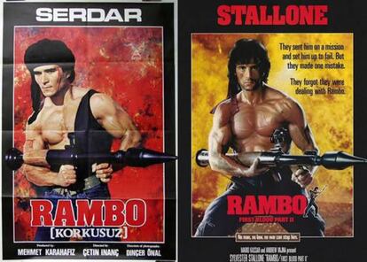 Stallone frente a Serdar o 'Rambo' y 'Rambo a la turca'.