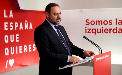 PSOE Organization Secretary and acting public works minister José Luis Ábalos.