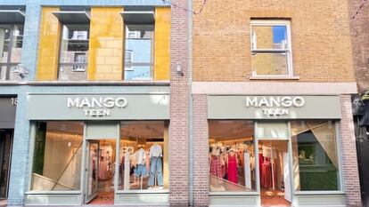 Exterior de la tienda que Mango ha inaugurado en Londres de su formato Teen.