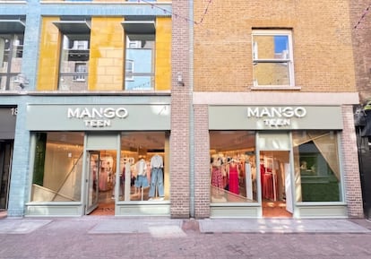 Exterior de la tienda que Mango ha inaugurado en Londres de su formato Teen.