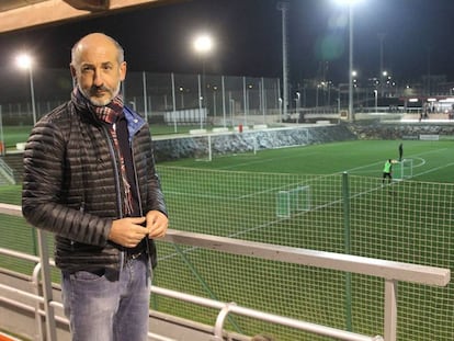 Aitor Elizegi, el nuevo presidente del Athletic, en Lezama.