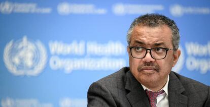 El presidente de la Organización Mundial de la Salud (OMS), Tedros Adhanom Ghebreyesus.