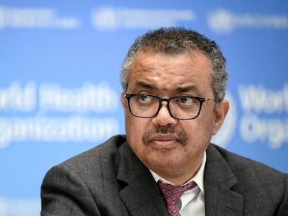 El presidente de la Organización Mundial de la Salud (OMS), Tedros Adhanom Ghebreyesus. 