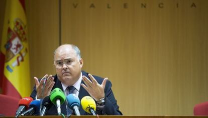 Fernando de Rosa, presidente de la Audiencia Provincial de Valencia.