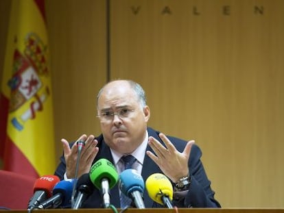 Fernando de Rosa, presidente de la Audiencia Provincial de Valencia.