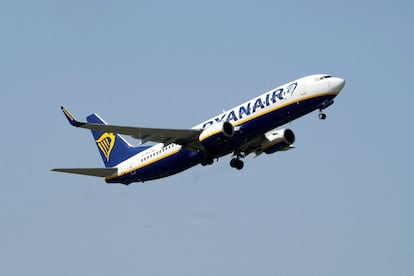 Un Boeing 737-8AS de Ryanair, en una imagen de 2022 en Riga.