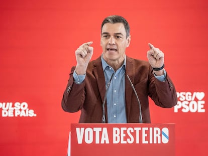 El secretario general del PSOE y presidente del Gobierno, Pedro Sánchez.