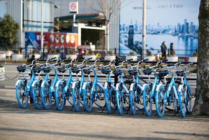 Bicicletas de alquiler en China