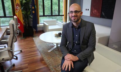 Ignacio Álvarez, secretario de Estado de Derechos Sociales, el pasado martes, en su despacho, en Madrid.