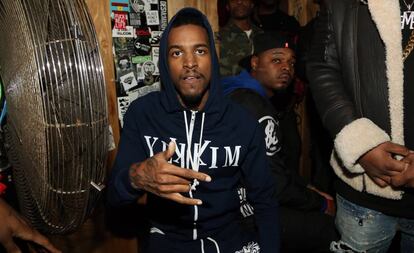 El rapero Lil Reese, en Nueva York (EE UU), en 2016.