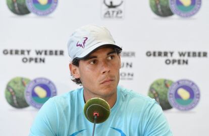 Nadal, en Halle.