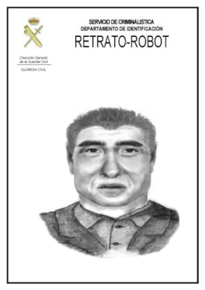 A composite picture of the alleged killer handed out in 2013.