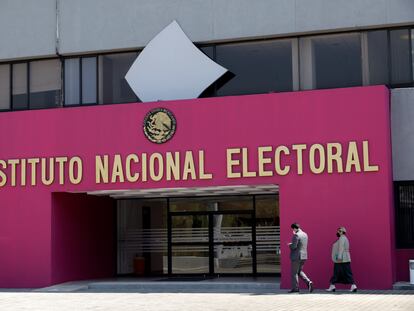 La sede del Instituto Nacional Electoral en Ciudad de México, el 25 de enero.