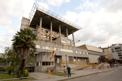 Comisar&iacute;a de la polic&iacute;a nacional en la ciudad de Ourense.