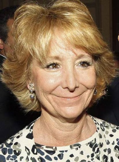 Esperanza Aguirre.