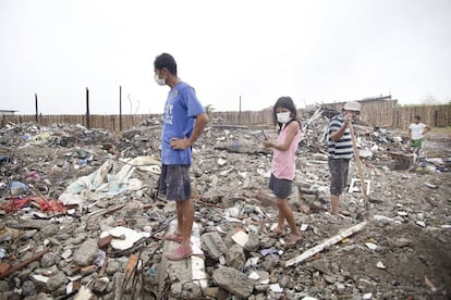 Viviendas derruidas tras el terremoto del 16 de abril en Ecuador.