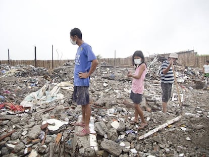 Viviendas derruidas tras el terremoto del 16 de abril en Ecuador.