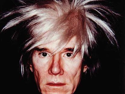 Autorretrato de Andy Warhol.