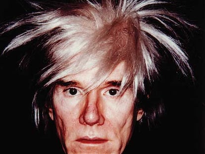 Autorretrato de Andy Warhol.