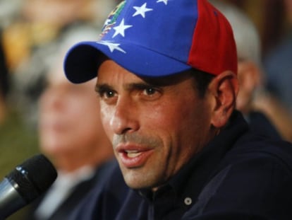 Henrique Capriles, líder da oposição