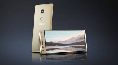 Pantalla trasera y delantera del Alcatel 5.