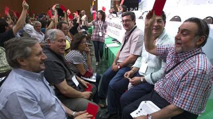 Willy Meyer, Felipe Alcaraz, José L. Centella y Diego Valderas.