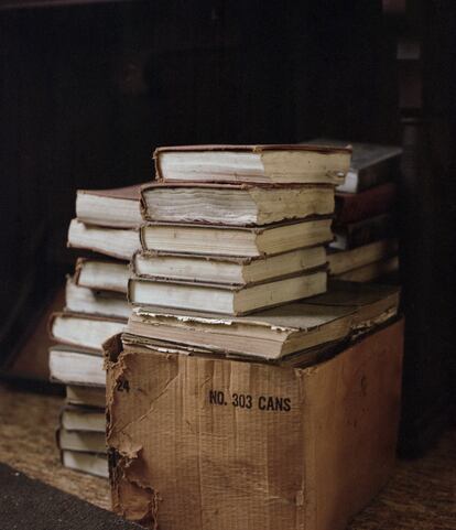 Libros viejos en la iglesia metodista de Durham. En septiembre se publicó en español "Cuento de hadas", la última novela (la número 64) de Stephen King, que ha cumplido 75 años en 2022.