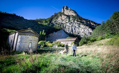 Monasterio de Santa María de Obarra, en el valle de Isábena, en la comarca de la Ribagorza (Huesca).