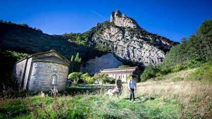 Monasterio de Santa María de Obarra, en el valle de Isábena, en la comarca de la Ribagorza (Huesca).