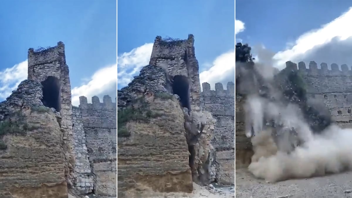 Se derrumba parte del castillo de Escalona sin causar heridos
