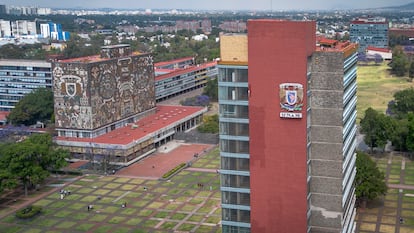 Edificio de Rectoría de la UNAM, en Ciudad de México.