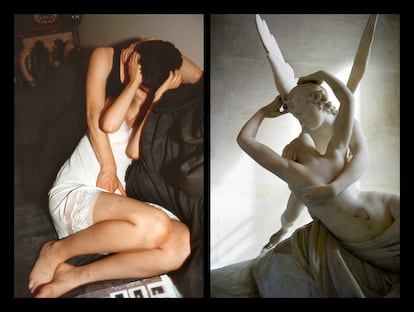 'Young Love' (2024), una delle fotografie nella mostra 'Sindrome di Stendhal', di Nan Goldin.