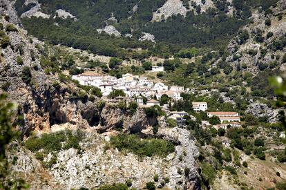 Panorámica de Grazalema, en la sierra de Cádiz.