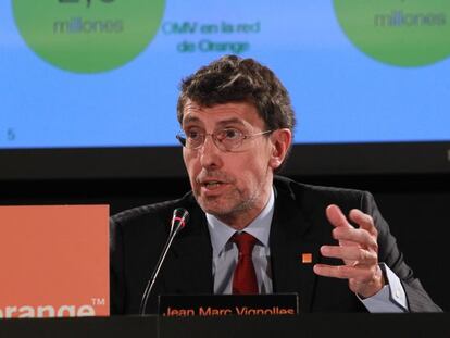 Jean Marc Vignolles, consejero delegado de Orange Espa&ntilde;a.