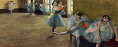 <i>Clase de danza </i>(1880), una de las obras de Edgar Degas que se exhibirán en el Museo Picasso.