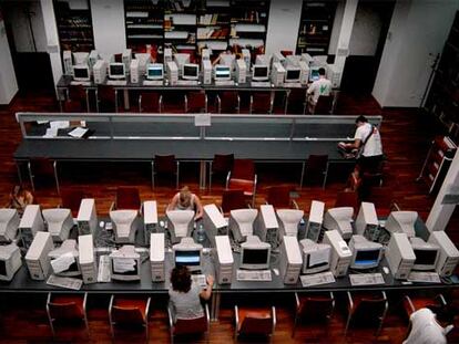 Una biblioteca de Humanidades en Valencia.
